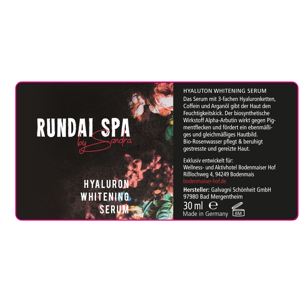 RUNDAI SPA – Hyaluron Whitening Serum